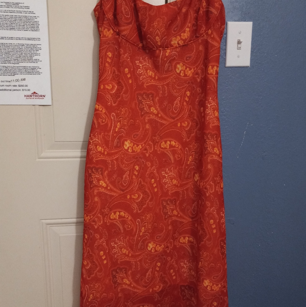 Dawn Joy paisley dress size Large